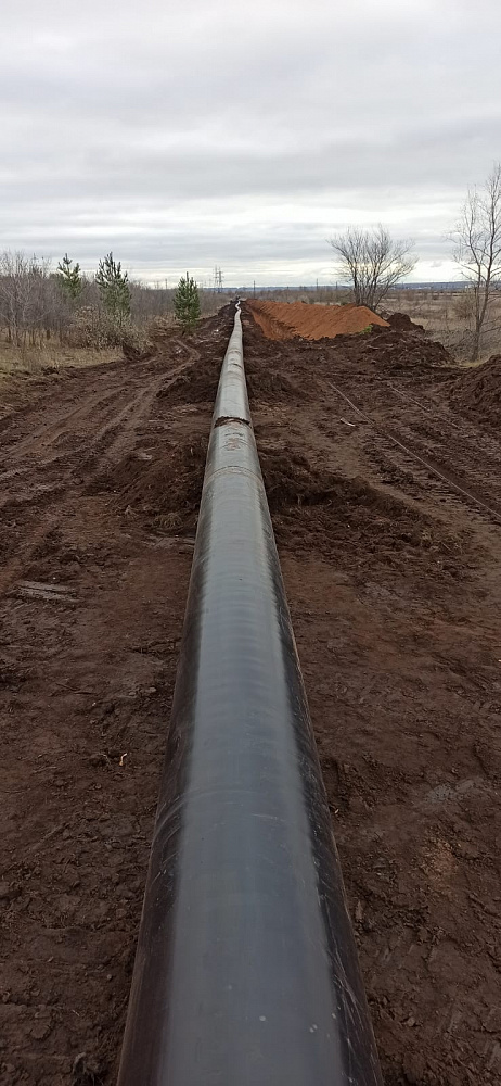 Строительство "Газопровода межпоселкового от ГРС"